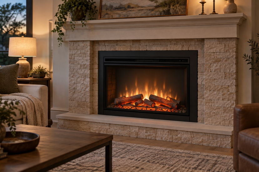 electric fireplace inserts