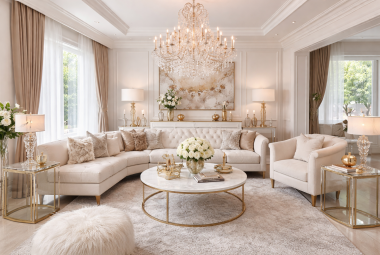 Glam Living Room Ideas