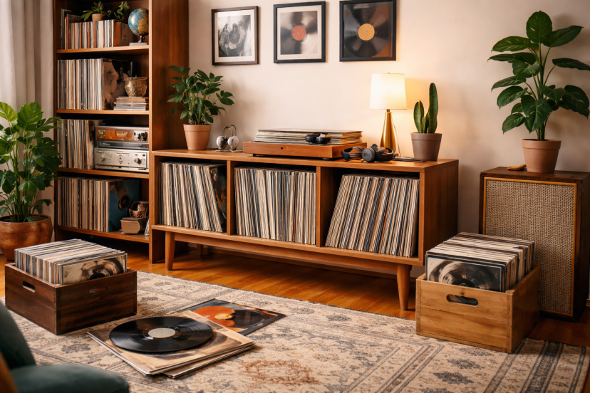 Vinyl Record Storage Ideas