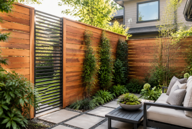 backyard fence designs