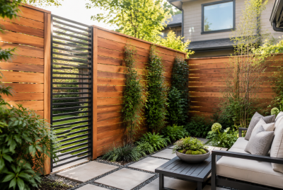 backyard fence designs